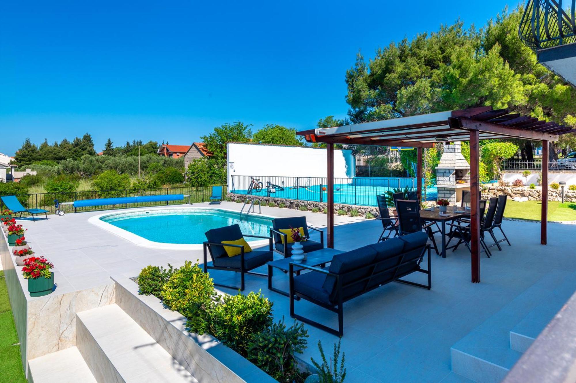Villa Plenca - Heated Pool ! Σίμπενικ Εξωτερικό φωτογραφία
