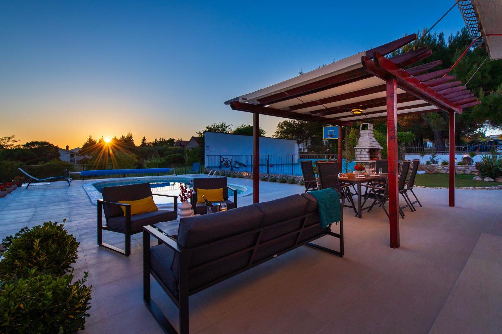 Villa Plenca - Heated Pool ! Σίμπενικ Εξωτερικό φωτογραφία