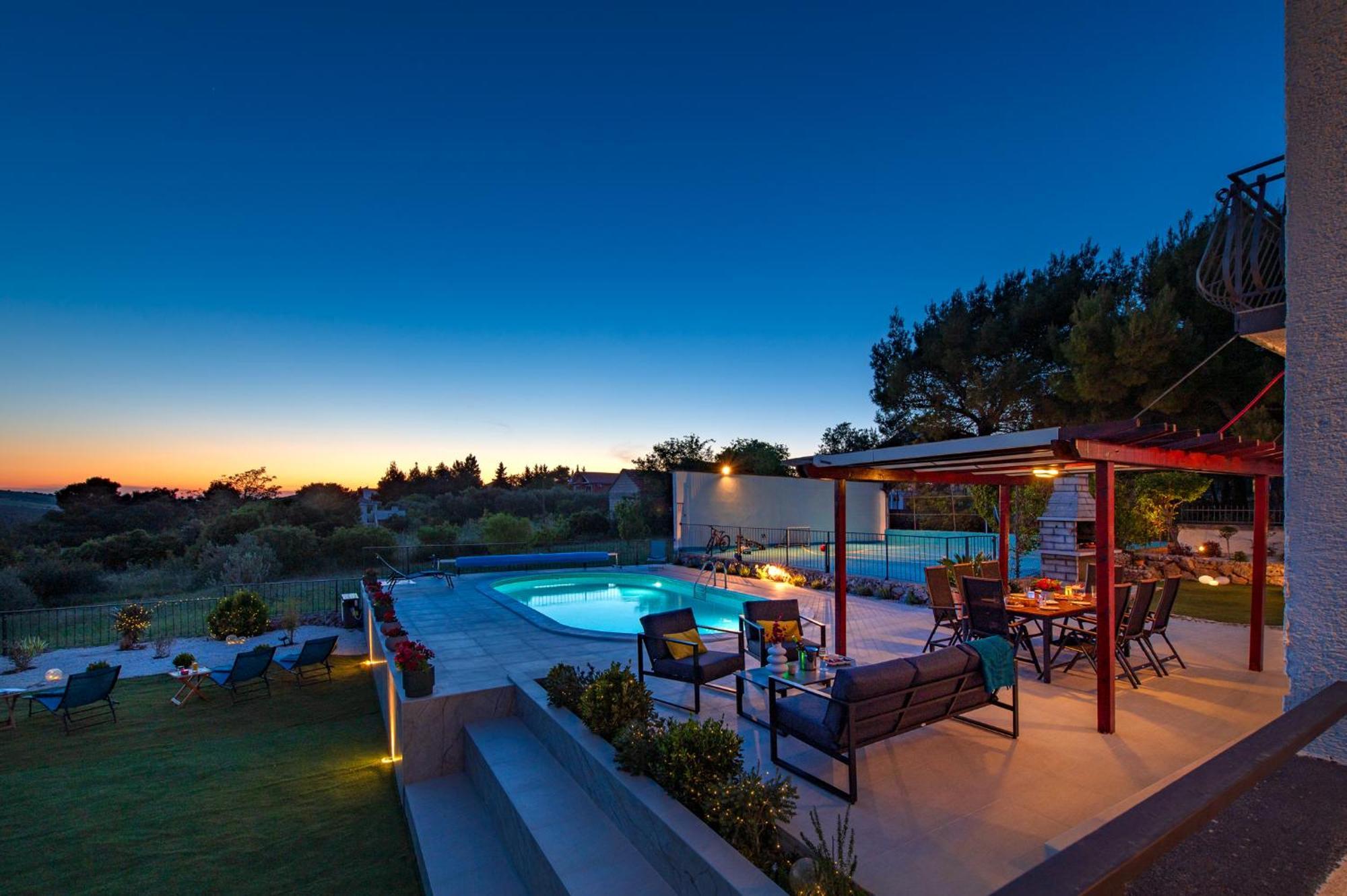 Villa Plenca - Heated Pool ! Σίμπενικ Εξωτερικό φωτογραφία