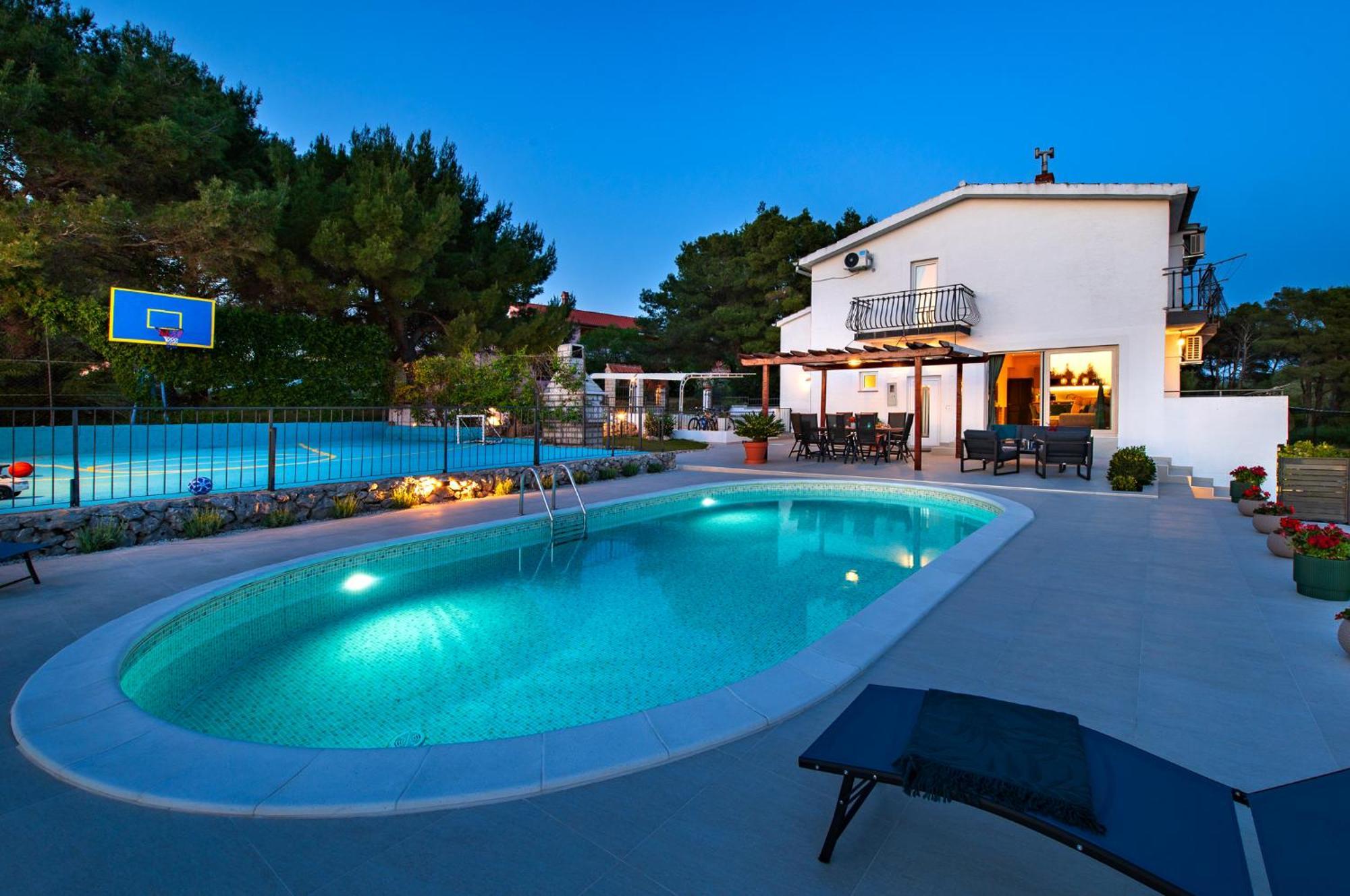 Villa Plenca - Heated Pool ! Σίμπενικ Εξωτερικό φωτογραφία